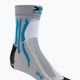 X-Socks Run Speed Two γκρι-μαύρες κάλτσες τρεξίματος RS16S19U-G004 4