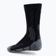 Ανδρικές κάλτσες πεζοπορίας X-Socks Trek Silver μαύρο/γκρι TS07S19U-B010 3