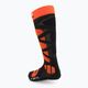 X-Socks Ski Control 4.0 μαύρες/πορτοκαλί κάλτσες σκι XSSSKCW19U 2