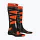 X-Socks Ski Control 4.0 μαύρες/πορτοκαλί κάλτσες σκι XSSSKCW19U 4