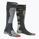 X-Socks Ski Silk Merino 4.0 γκρι κάλτσες XSSSKMW19U 4
