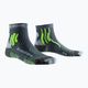 Κάλτσες τρεξίματος X-Socks Xbs. Effektor Running γκρι-πράσινο EF-RS01S21U-G086 6