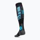 Κάλτσες snowboard X-Socks Snowboard 4.0 μαύρο/γκρι/χρυσαφί μπλε 2