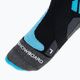 Κάλτσες snowboard X-Socks Snowboard 4.0 μαύρο/γκρι/χρυσαφί μπλε 3