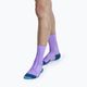 Γυναικείες κάλτσες τρεξίματος X-Socks Trailrun Discover Crew ορχιδέα/μπλε ηλιοβασίλεμα 4