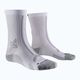 Ανδρικές κάλτσες τρεξίματος X-Socks Trailrun Discover Crew arctic white/pearl grey