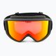 Giro Index 2.0 μαύρα γυαλιά σκι με λογότυπο/ζωντανό κόκκινο 2