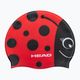 HEAD Meteor RD παιδικό καπέλο κολύμβησης κόκκινο/μαύρο 455138