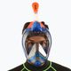 SEAC Magica μπλε/πορτοκαλί μάσκα πλήρους προσώπου για κολύμβηση με αναπνευστήρα 7