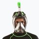 SEAC Magica γκρι διαφανής/πράσινη lime full face μάσκα για κατάδυση με αναπνευστήρα 7
