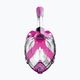SEAC Libera διάφανη/ροζ μάσκα full face για κολύμβηση με αναπνευστήρα 2