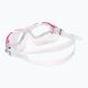 Μάσκα κολύμβησης Cressi Planet διάφανη/λευκή ροζ DE202640 4