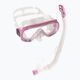 Cressi Ondina παιδικό σετ αναπνευστήρα + μάσκα κορυφής + αναπνευστήρας διαφανές ροζ DM1010134 9