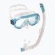 Σετ αναπνευστήρα Cressi Ondina για παιδιά + μάσκα κορυφής + αναπνευστήρας Clear Aquamarine DM1010133 9