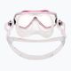 Cressi Estrella ροζ και διάφανη μάσκα κατάδυσης DN340040 5