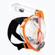 Cressi Baron παιδική μάσκα full face για καταδύσεις με αναπνευστήρα πορτοκαλί XDT0360085