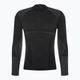 Ανδρικό θερμικό T-shirt Mico Warm Control Zip Neck μαύρο IN01852