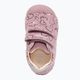 Geox Tutim σκούρο ροζ/ασημί παιδικά παπούτσια 11