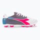 Ανδρικά ποδοσφαιρικά παπούτσια Diadora Brasil Elite Veloce GR LPU λευκό/ροζ φλούο/μπλε φλούο 2