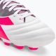 Ανδρικά ποδοσφαιρικά παπούτσια Diadora Brasil Elite Veloce GR LPU λευκό/ροζ φλούο/μπλε φλούο 7