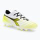 Ανδρικά ποδοσφαιρικά παπούτσια Diadora Brasil Elite Tech GR LPX λευκό/μαύρο/κίτρινο φλούο