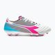 Ανδρικά ποδοσφαιρικά παπούτσια Diadora Brasil Elite Veloce GR ITA LPX λευκό/ροζ φλούο/μπλε φλούο 11