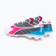 Ανδρικά ποδοσφαιρικά παπούτσια Diadora Brasil Elite Veloce GR ITA LPX λευκό/ροζ φλούο/μπλε φλούο 3