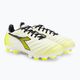 Παιδικά ποδοσφαιρικά παπούτσια Diadora Brasil Elite GR LT LPU Y λευκό/μαύρο/κίτρινο φλούο 4