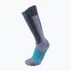 Γυναικείες κάλτσες σκι UYN Ski Comfort Fit grey/turquoise 4