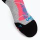 Παιδικές κάλτσες σκι UYN Ski Junior light grey/coral fluo 2