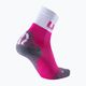 Γυναικείες κάλτσες ποδηλασίας UYN Light pink/white 6