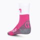 Γυναικείες κάλτσες ποδηλασίας UYN Light pink/white 2
