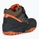 Geox New Savage Abx junior παπούτσια μαύρο/σκούρο πορτοκαλί 10