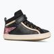 Geox Kalispera μαύρο/σκούρο ροζ παιδικά παπούτσια 2