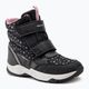 Geox Sentiero Abx junior παπούτσια μαύρο/σκούρο ασημί