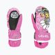 Level Animal ροζ παιδικά γάντια σκι 6