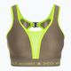 Shock Absorber Ultimate Run Bra με ενίσχυση γκρι/λεμονί