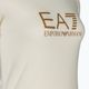Γυναικείο EA7 Emporio Armani Train Shiny pristine/logo καφέ T-shirt 3