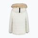 Γυναικείο μπουφάν βροχής CMP Parka με φερμουάρ και κουκούλα Λευκό 32K3206F 3