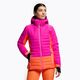 Γυναικείο μπουφάν σκι CMP ροζ και πορτοκαλί 31W0226/H924