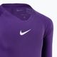 Nike Dri-FIT Park First Layer court μοβ/λευκό παιδικό μακρυμάνικο θερμικό μανίκι 3
