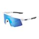 Γυαλιά ποδηλασίας 100% Speedcraft Πολυστρωματικός φακός καθρέφτη ματ λευκό/μπλε STO-61001-407-01 7