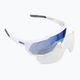 Γυαλιά ποδηλασίας 100% Speedtrap Πολυστρωματικός φακός καθρέφτη ματ λευκό/μπλε STO-61023-407-01 5