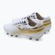 Joma ανδρικά ποδοσφαιρικά παπούτσια Xpander FG λευκό/χρυσό 3