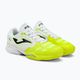 Joma T.Set ανδρικά παπούτσια τένις λευκό και κίτρινο TSETW2209P 4