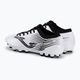 Joma Propulsion Cup AG ανδρικά ποδοσφαιρικά παπούτσια λευκό/μαύρο 3