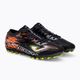 Joma Super Copa AG ανδρικά ποδοσφαιρικά παπούτσια μαύρο/κοραλί 4
