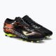 Joma Super Copa FG μαύρο/κοραλί ανδρικά ποδοσφαιρικά παπούτσια 4