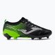 Joma Propulsion Cup FG μαύρο/πράσινο φθοριούχο ανδρικά ποδοσφαιρικά παπούτσια 2
