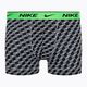 Ανδρικά σορτς μποξεράκια Nike Everyday Cotton Stretch Trunk 3Pk BAU geo block print/cool grey/black 2